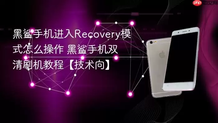 黑鲨手机进入Recovery模式怎么操作 黑鲨手机双清刷机教程【技术向】