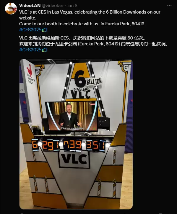 开源媒体播放器 VLC 下载破 60 亿次，预览本地 AI字幕 / 翻译功能