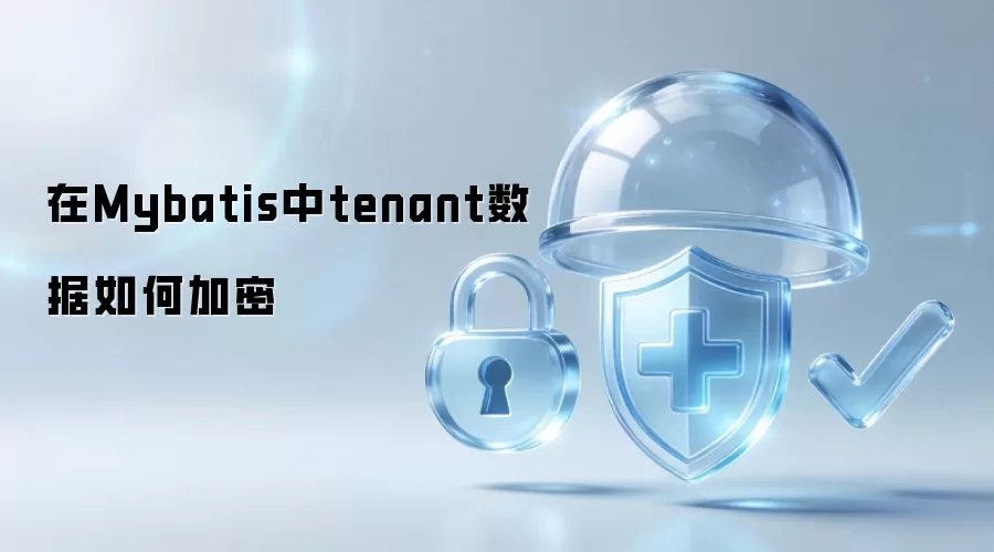 在Mybatis中tenant数据如何加密