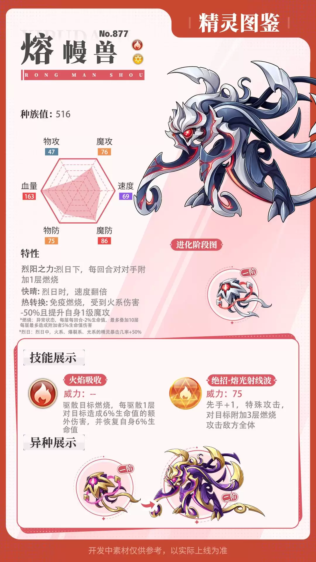 《西普大陆》熔幔兽精灵介绍