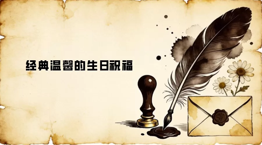 经典温馨的生日祝福