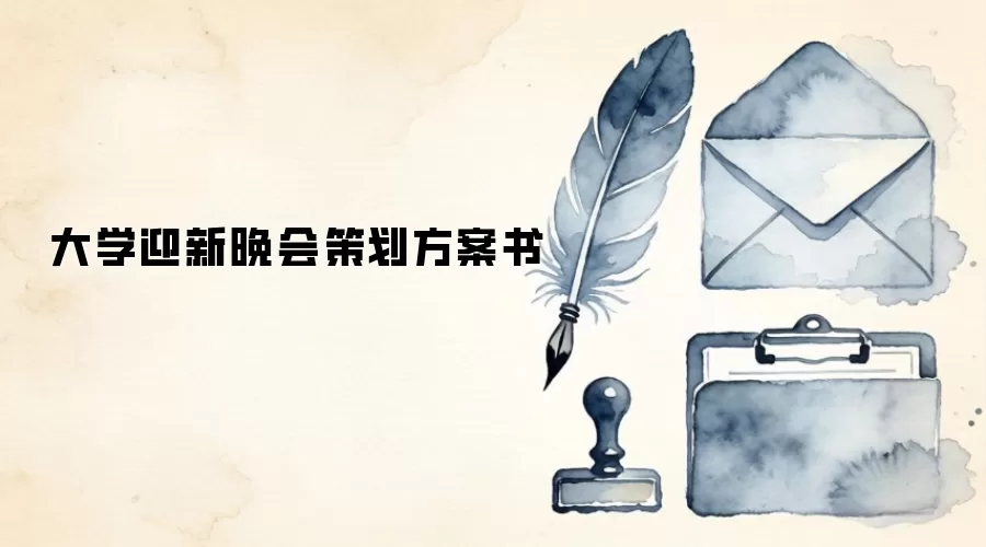 大学迎新晚会策划方案书