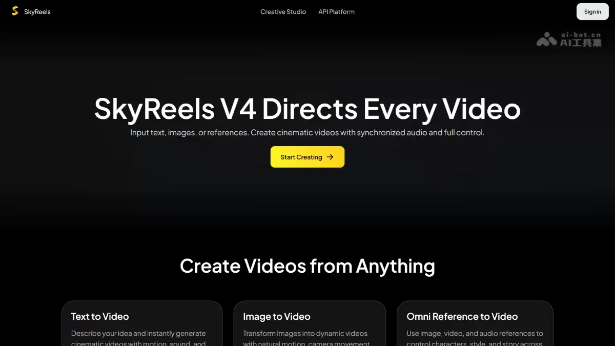 SkyReels V4 – 昆仑万维推出的AI多模态视频基础模型
