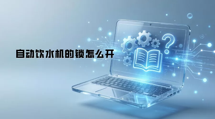 自动饮水机的锁怎么开