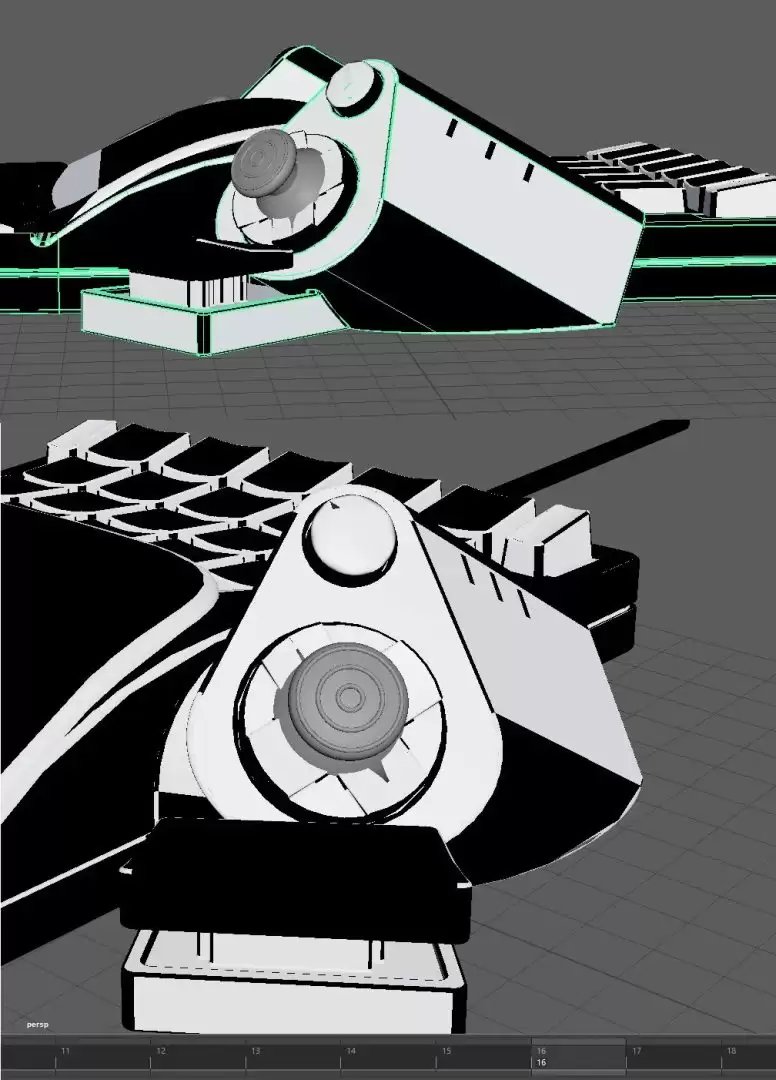 单手玩家打造单手游戏控制器引热议 键盘鼠标摇杆功能全融合