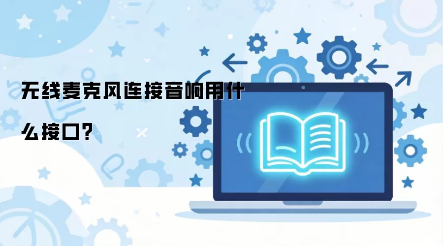 无线麦克风连接音响用什么接口？