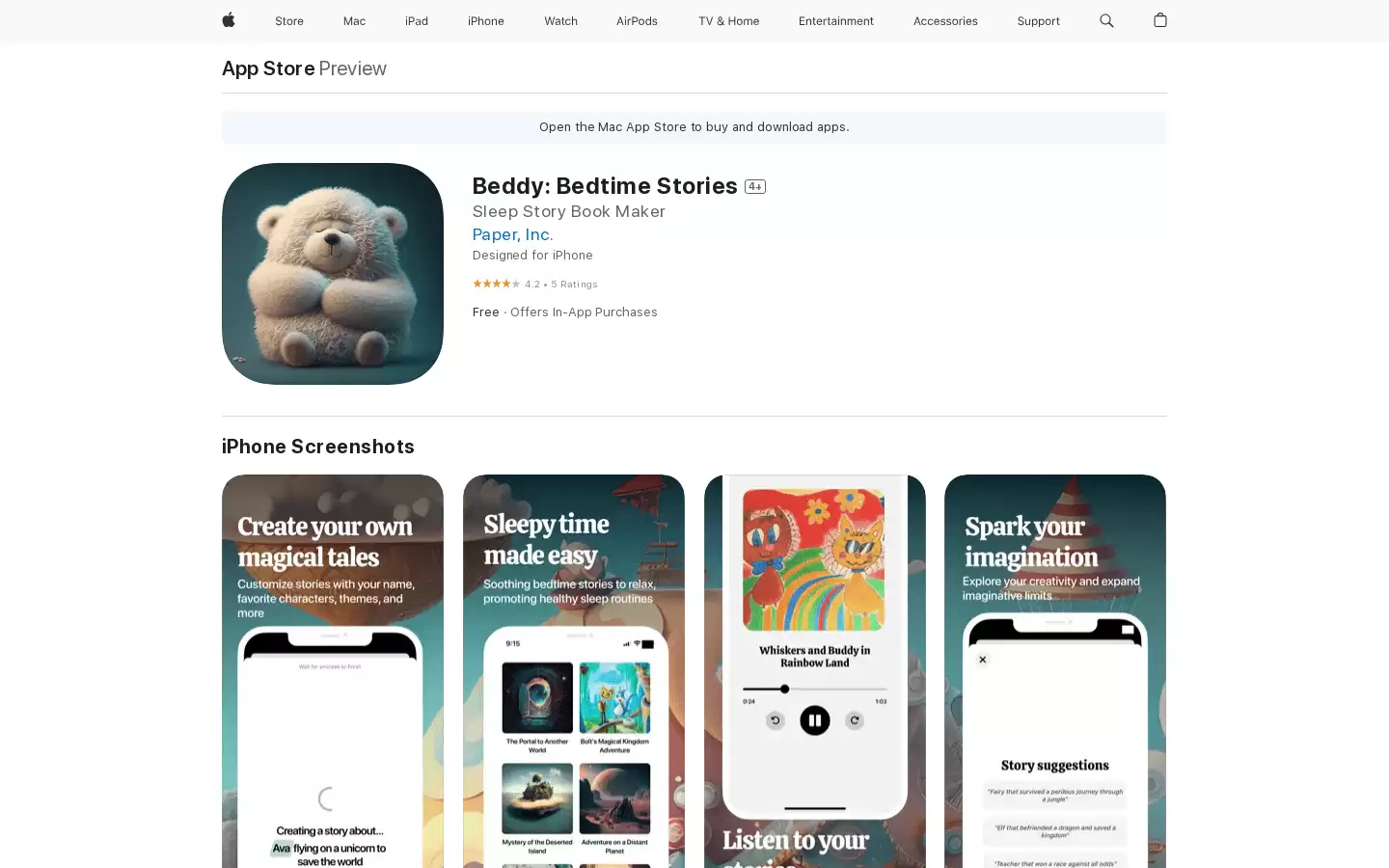 Beddy : AI 智能编故事，带孩子进入梦乡