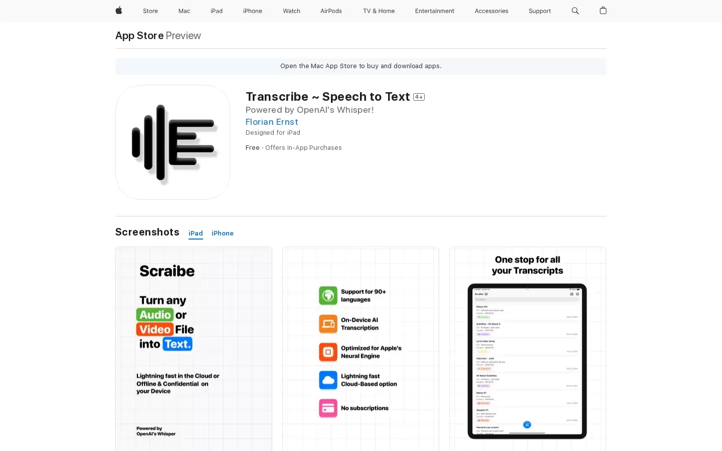 Transcribe : 一款语音转文字的应用程序