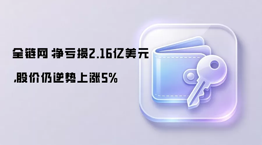 全链网：净亏损2.16亿美元，股价仍逆势上涨5%