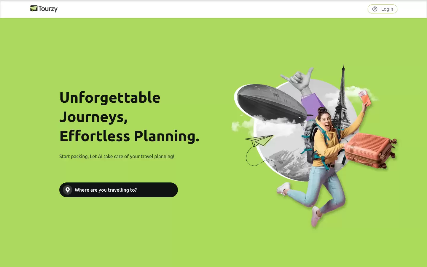 Tourzy : AI生成个性化旅行行程