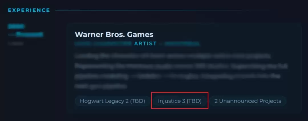 华纳艺术家泄露《不义联盟3》正在开发 已成NetherRealm下一款主力作品