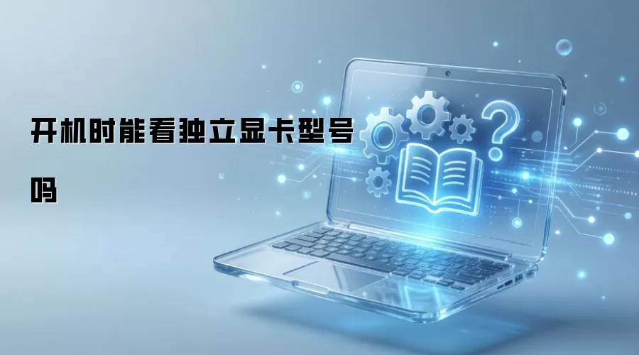 开机时能看独立显卡型号吗