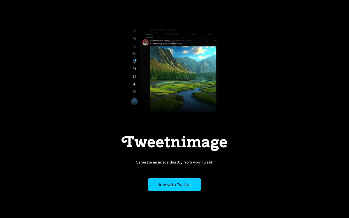 Tweetnimage : 直接从你的推特生成图片
