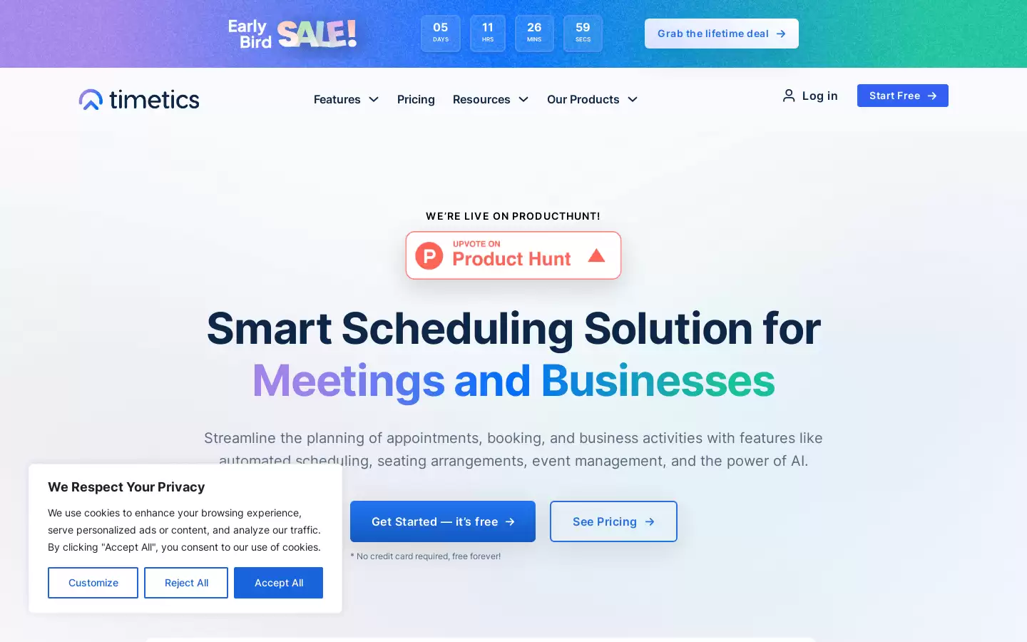 Timetics : 一站式预约管理和会议排程平台