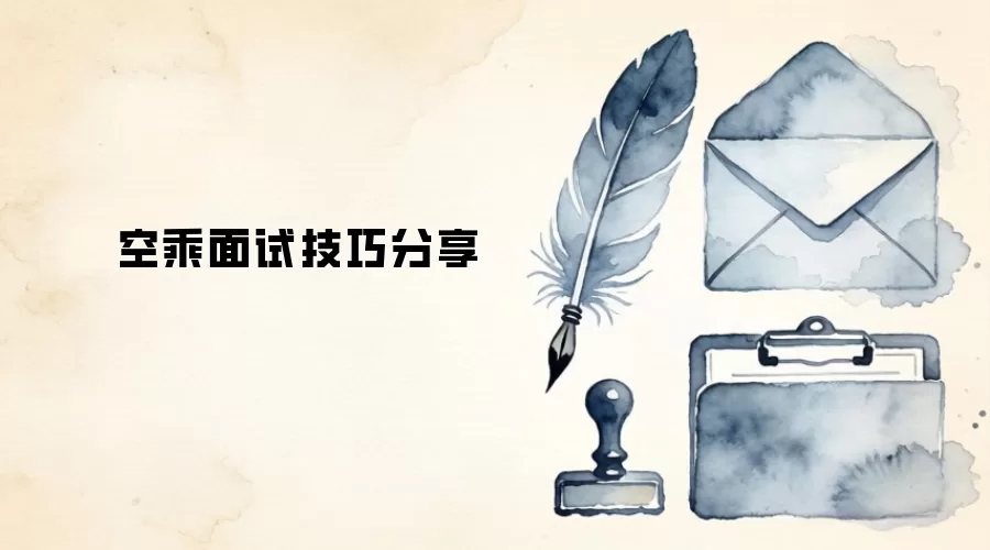空乘面试技巧分享