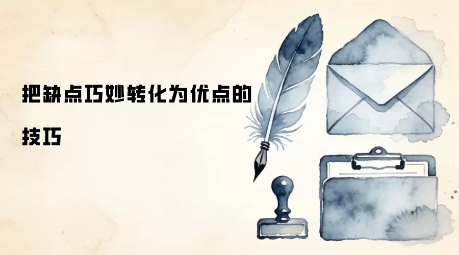 把缺点巧妙转化为优点的技巧
