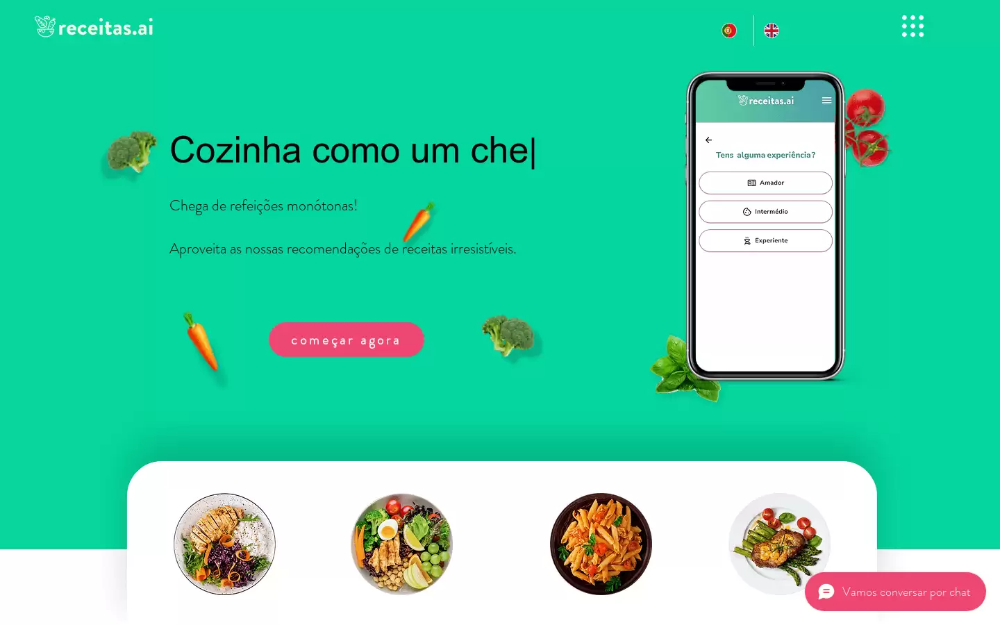 Receitas.ai : 向AI学习做菜,享受职业厨师级别的烹饪指导