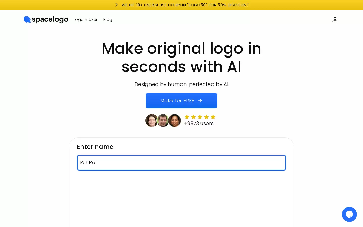 Logo maker : 用AI在几秒钟内制作原创Logo