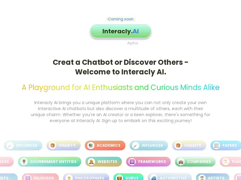 Interacly AI : 互动聊天机器人的未来