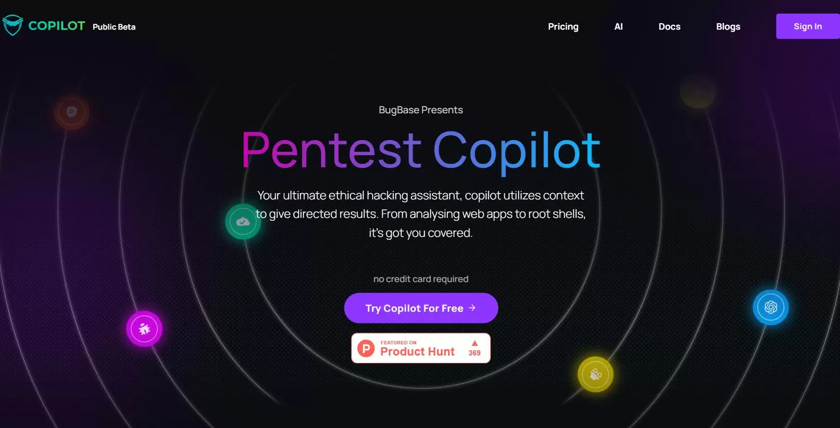 Pentest Copilot : 你的终极道德黑客助手，利用上下文提供定向结果。