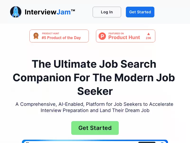 InterviewJam : 现代求职者的终极求职助手