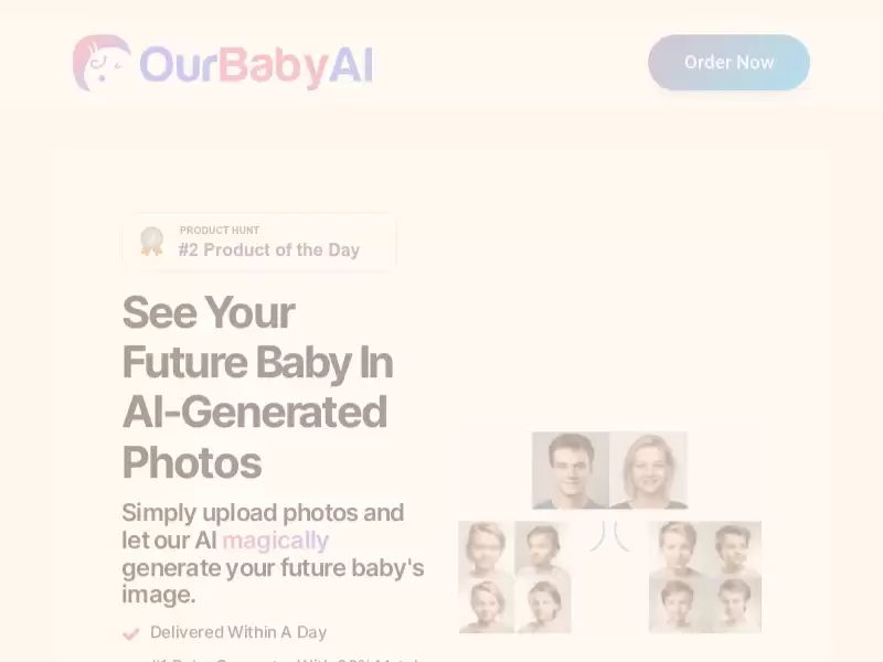 OurBabyAI : AI预测未来宝宝相貌