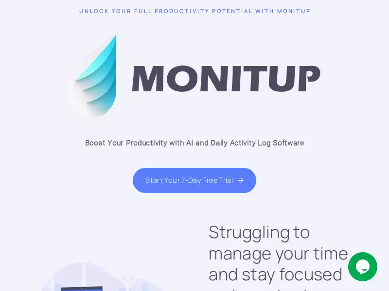 MonitUp : AI提升生产力的时间追踪工具