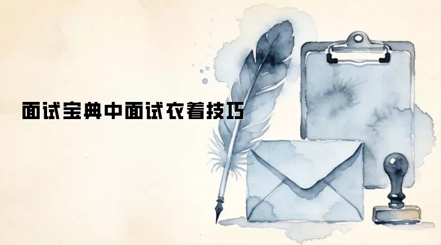 面试宝典中面试衣着技巧