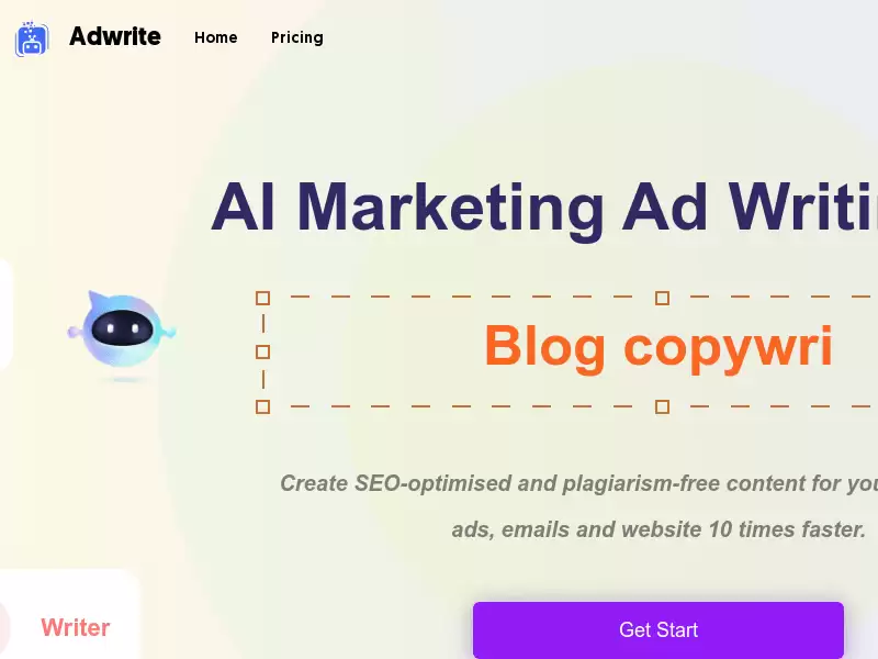 Adwrite : 提供高质量原创文案，助力市场营销