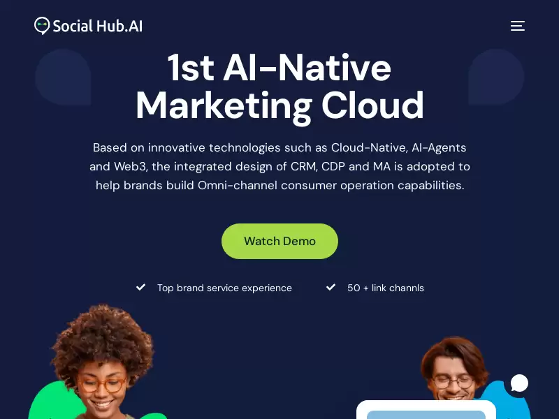 SocialHub.AI : 1st AI-Native Marketing Cloud