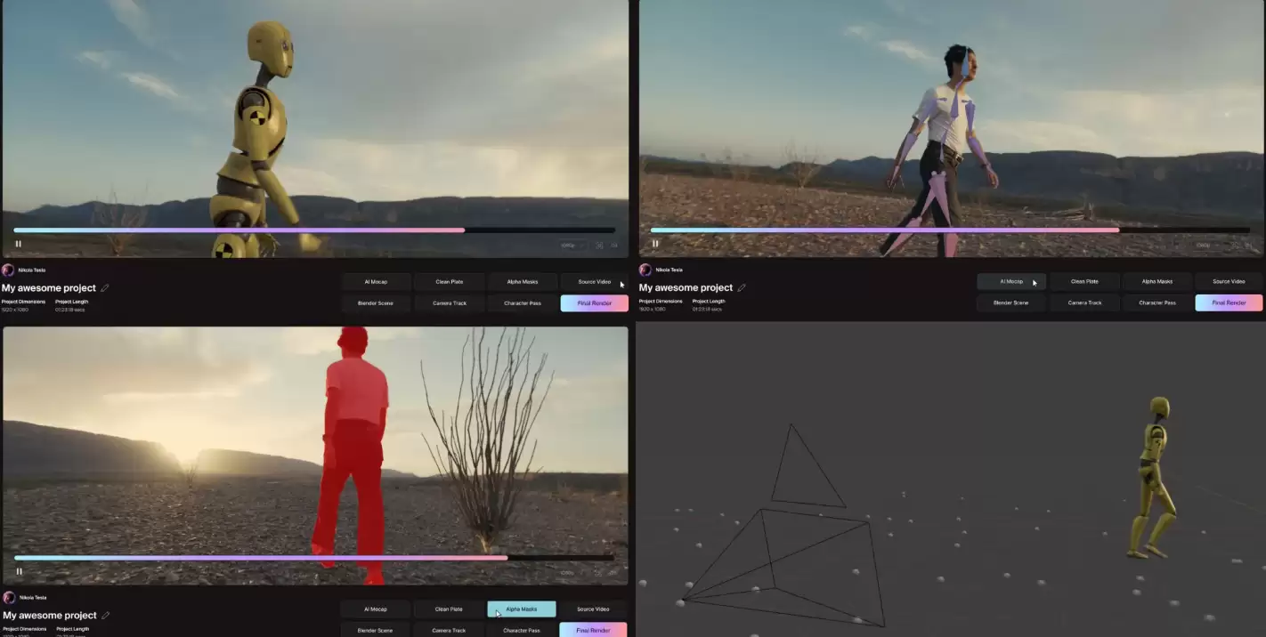 三维设计巨头 Autodesk 收购 AI 视效创企 Wonder Dynamics