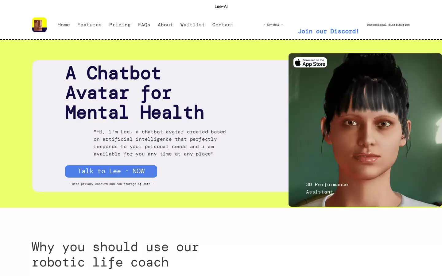 Lee : 使用AI-Bot，节省撰写和研究的时间。