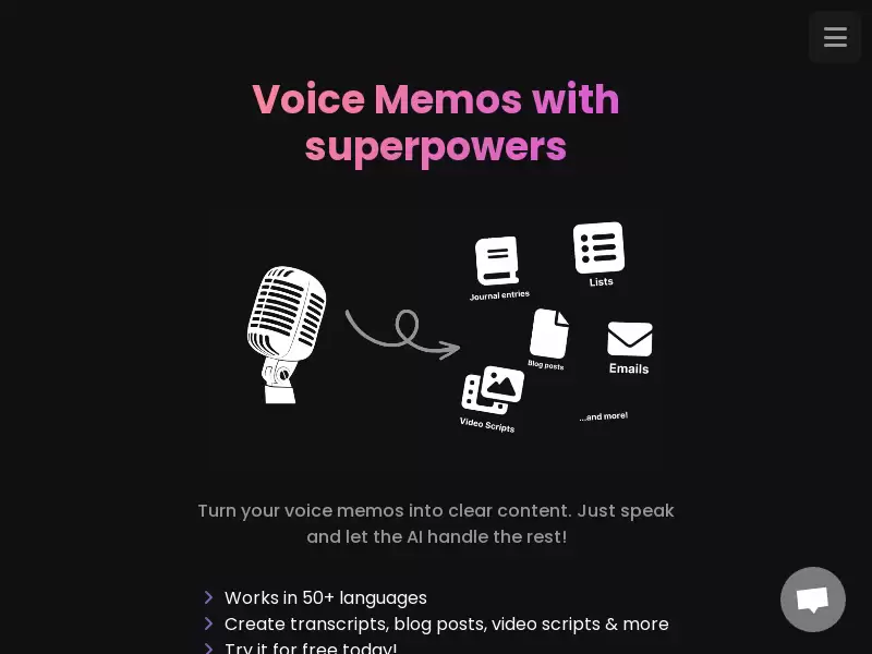 Talknotes : 声音备忘录转化为内容的利器