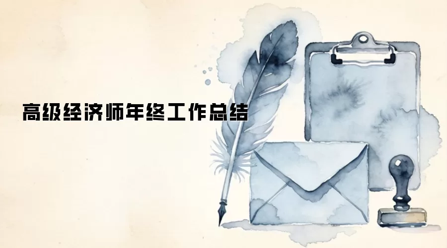 高级经济师年终工作总结