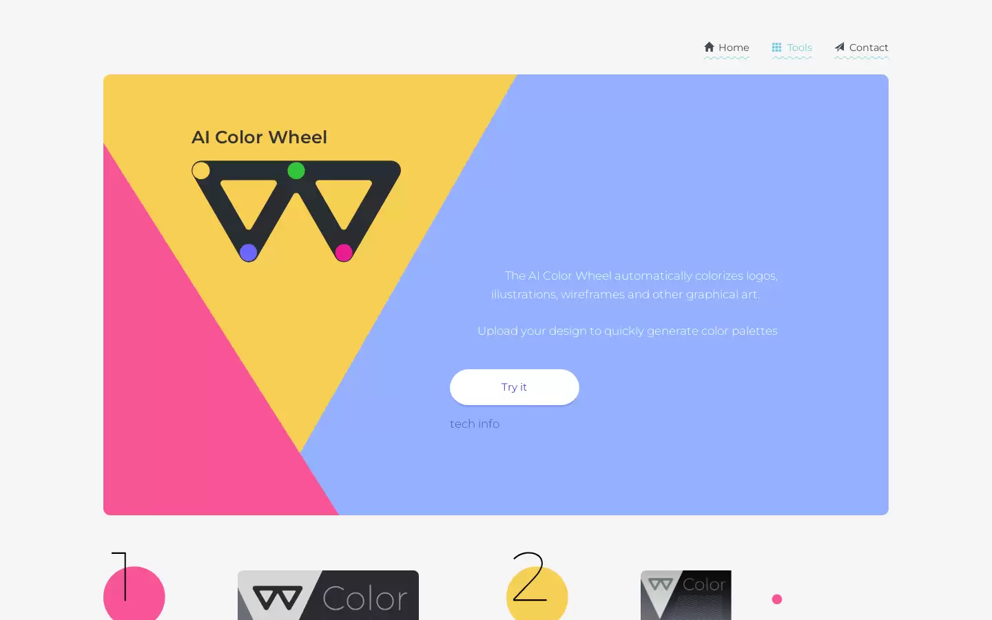 AI Color Wheel : 自动上色工具，快速生成配色方案