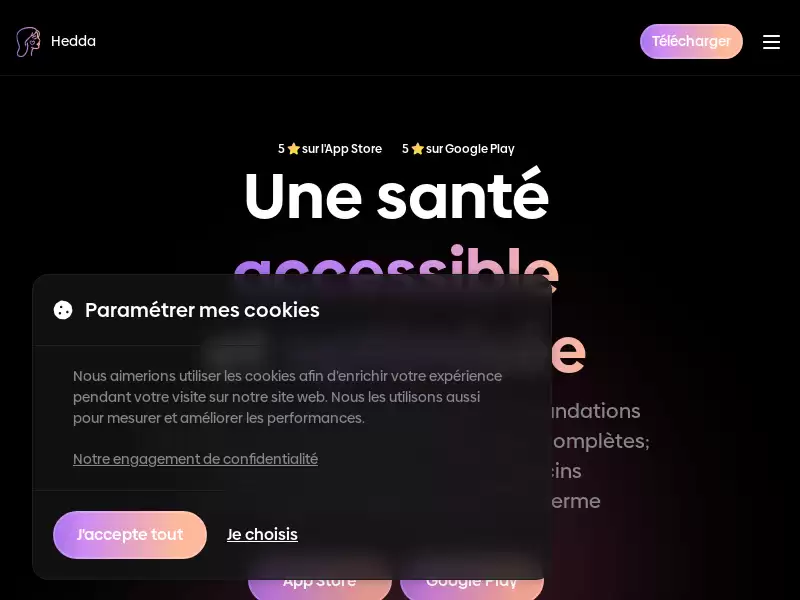 Hedda App : 个性化健康优化