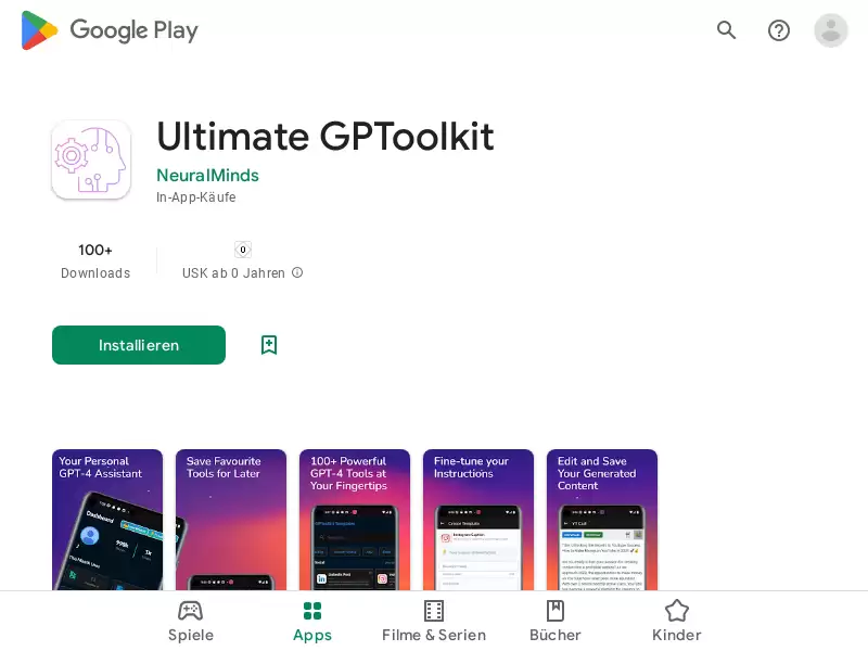 Ultimate GPToolkit : 解锁AI的力量，获取100+ AI工具