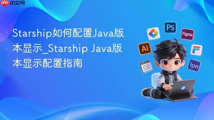 starship如何配置ja va版本显示_starship ja va版本显示配置指南