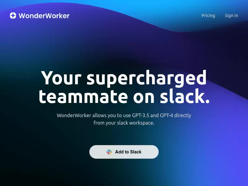 WonderWorker : Slack中的高效团队协作助手