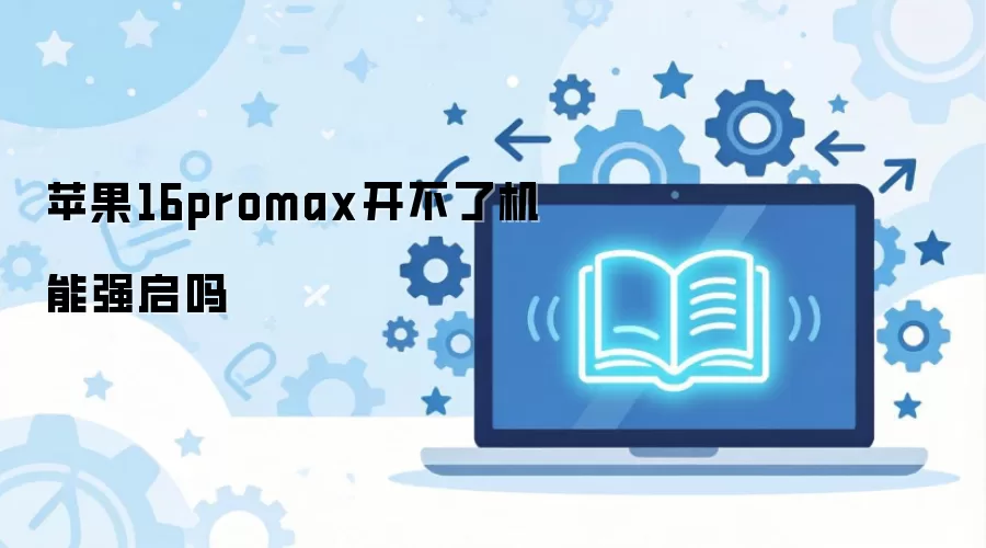 苹果16promax开不了机能强启吗