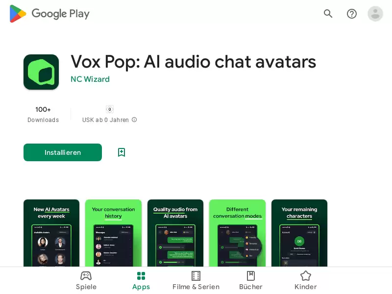 Vox Pop AI : 与AI名人聊天的AI音频聊天头像