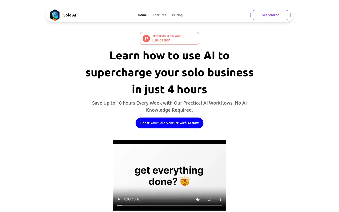 Solo AI : 立即利用人工智能推动您的个人创业