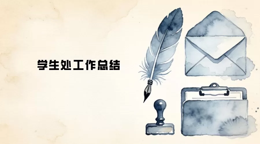 学生处工作总结
