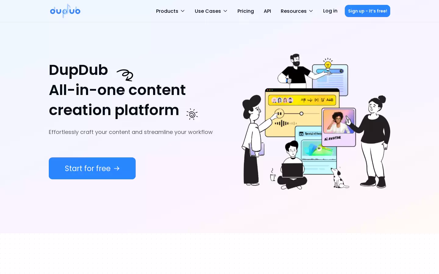 DupDub : 全能内容创作平台
