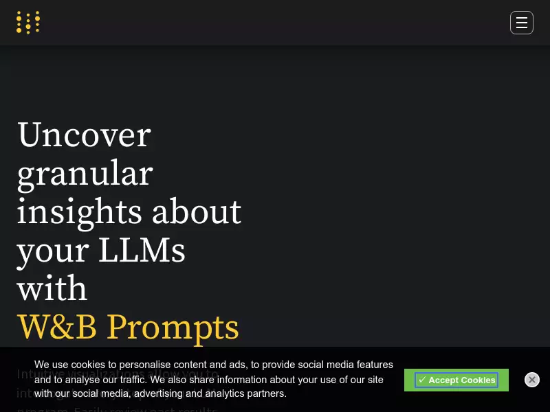 Prompts : W&B Prompts: 高效生产级 LLM 操作