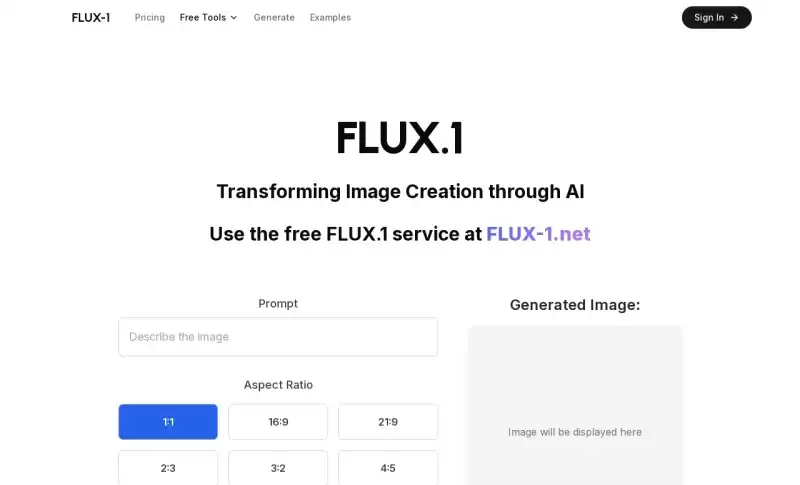FLUX.1- 创新AI图像生成工具，轻松生成高质量视觉内容