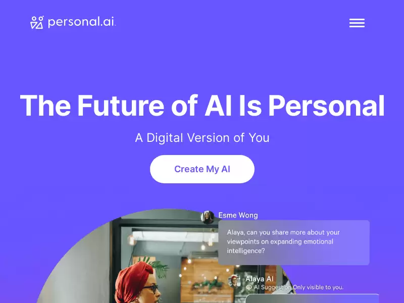 Personal.ai : 数字化的个人或品牌