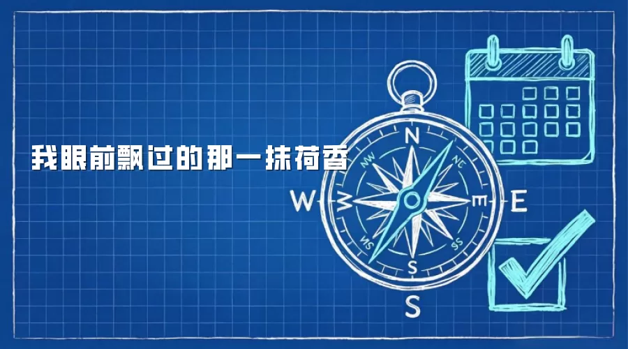 我眼前飘过的那一抹荷香