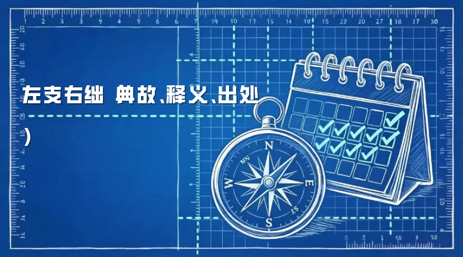 左支右绌（典故、释义、出处）