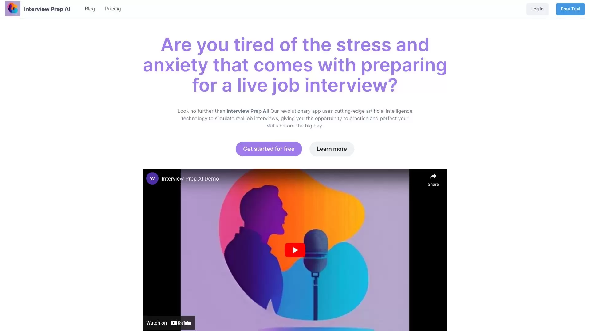 Interview Prep AI : 你的个人AI面试教练，帮助你顺利通过面试